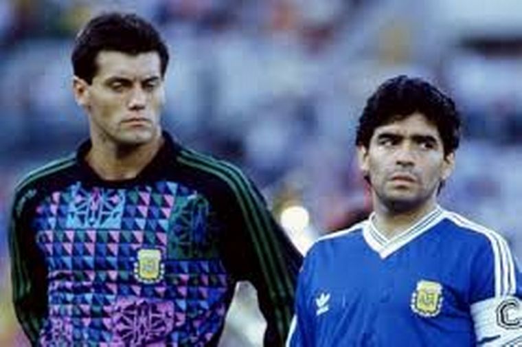 Sergio Goycochea se quebró al recordar a Maradona.
