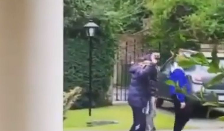 La última imagen de Diego Maradona con vida.