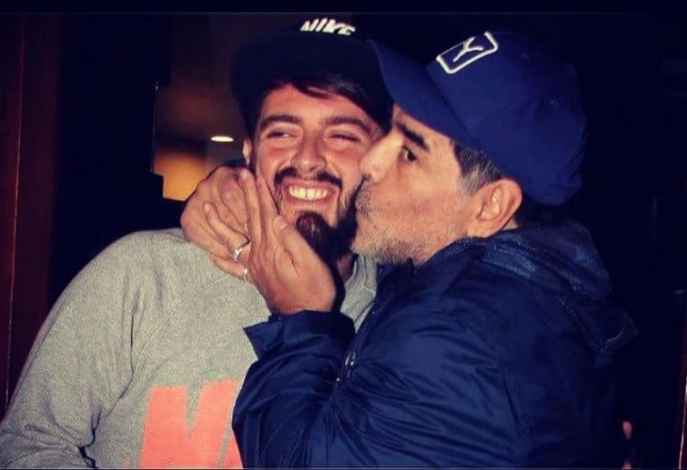 El mensaje de Diego Maradona Jr tras la muerte de su padre