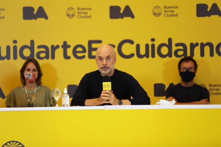 El jefe de Gobierno porteño, Horacio Rodríguez Larreta