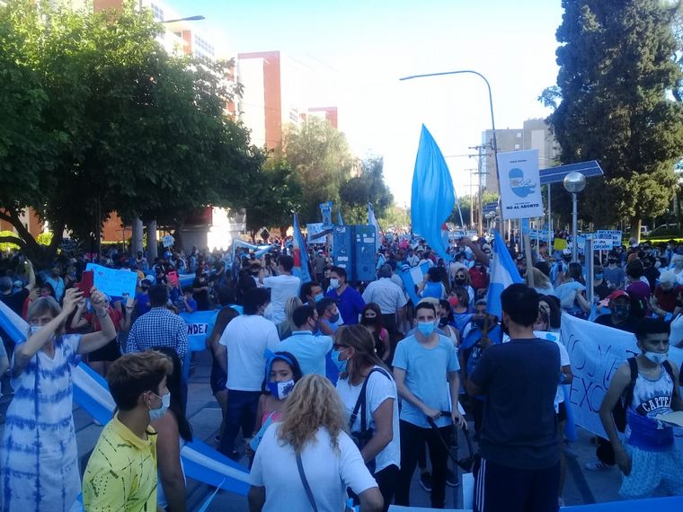 Marcha contra el aborto en San Juan.