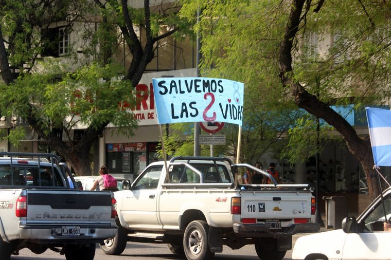 FOTO: Marcha contra el aborto en San Rafael, Mendoza.
