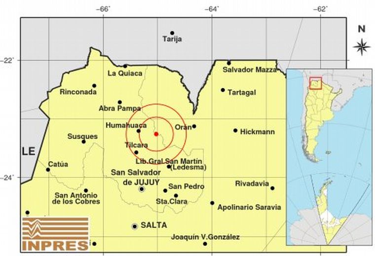 Temblor en Salta produjo derrumbes en Humahuaca