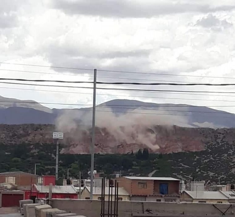 Temblor en Salta produjo derrumbes en Humahuaca
