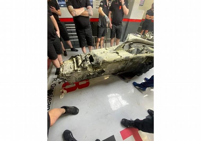 "No sé si milagro, pero en cualquier caso diría que no era mi momento", dice Grosjean