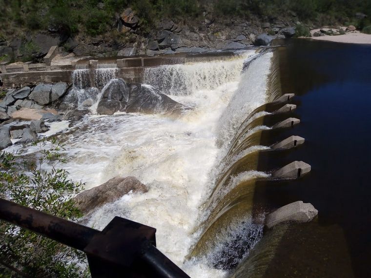 Crecida en el río San Antonio, Cuesta Blanca