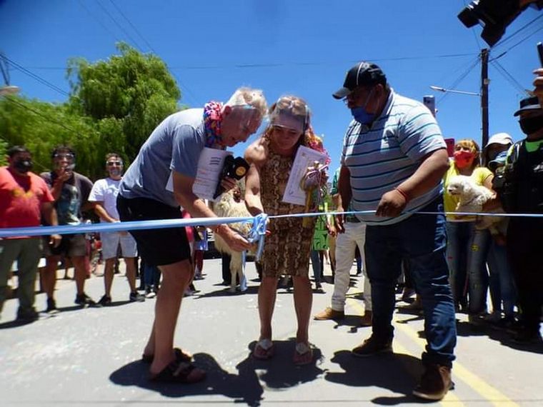 Marley y Lizy Tagliani participaron de la inauguración de la temporada en Tilcara.