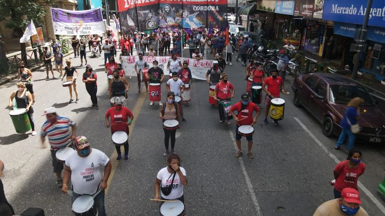 Movilización en Córdoba de organizaciones sociales