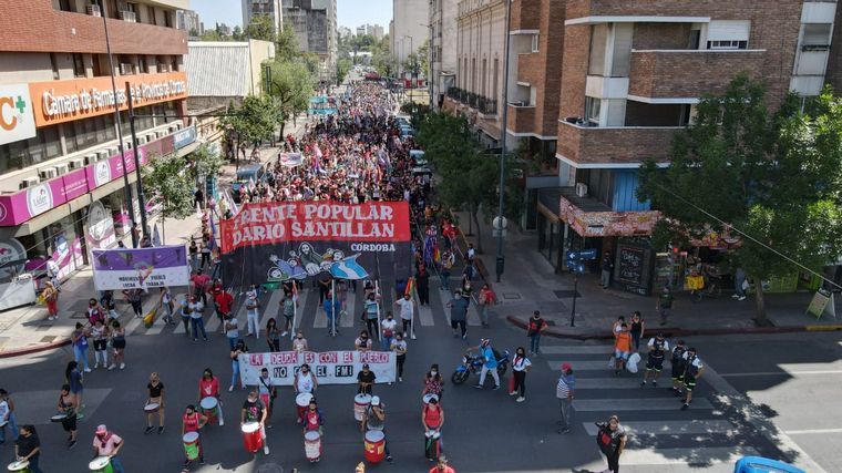 Movilización en Córdoba de organizaciones sociales