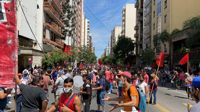 Movilización en Córdoba de organizaciones sociales