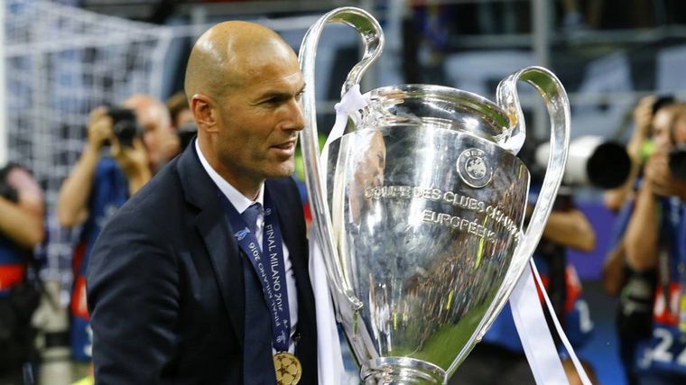 Zidane cosechó once títulos con el Real Madrid.