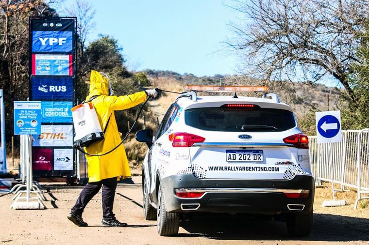 Se corre el Rally Gran Premio con estrictas medidas sanitarias.