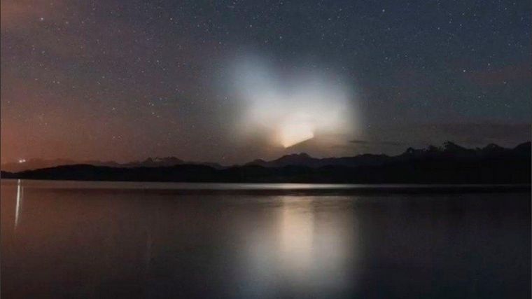 La Nasa explicó la luz que se vio en Villa La Angostura