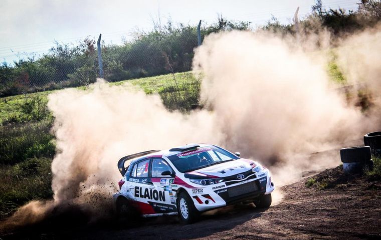 Federico Villagra (Yaris) completó elpodio de RC2.