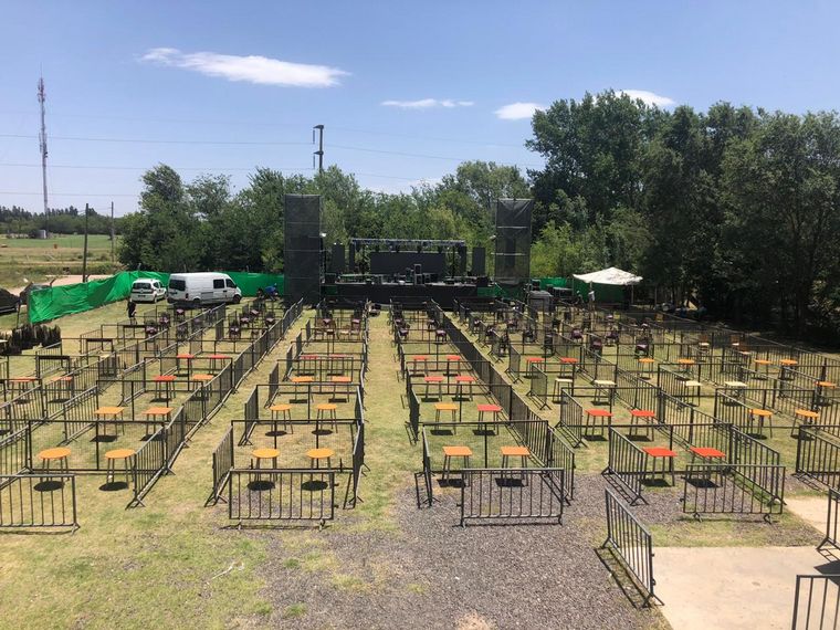 Banda XXI hace punta con su show con público en Río Cuarto