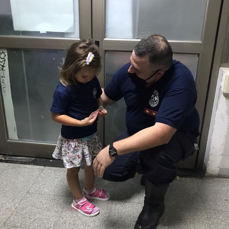 Bomberos reanimaron a una niña sin signos vitales