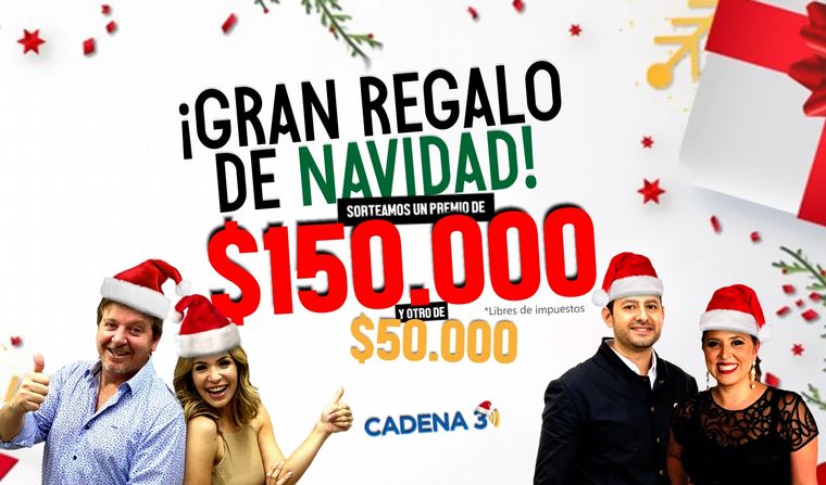 Gran regalo de Navidad de Cadena 3.
