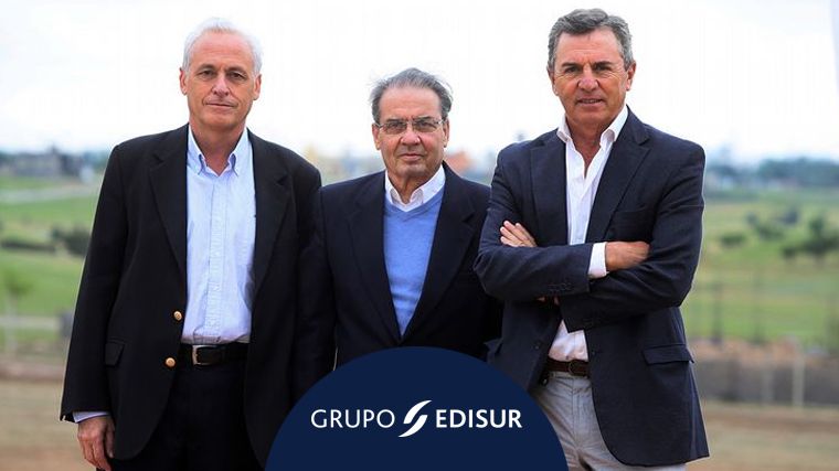 Fernando Reyna, Horacio Parga y Rubén Beccacece, socios de Grupo Edisur.