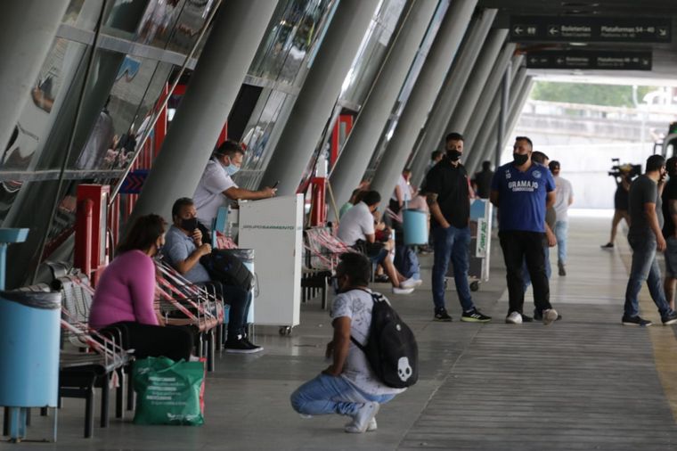 FOTO: Vuelta de los interurbanos-Terminal de Córdoba