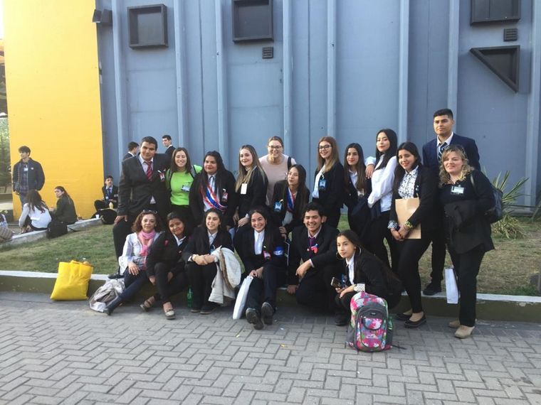 Los alumnos del IPEM 327 María Secundina López.