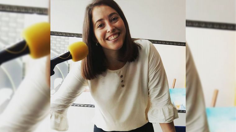 Aldana Orlandi es profesora de nivel medio en el IPEM 327 María Secundina López.