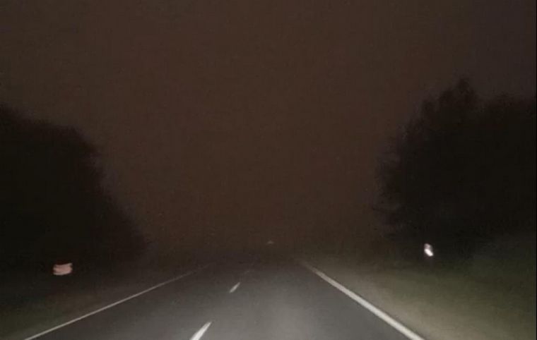 Así lucía la zona de Cuatro Vientos a las 17,38 de este viernes