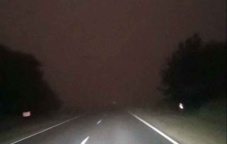 Así lucía la zona de Cuatro Vientos a las 17,38 de este viernes