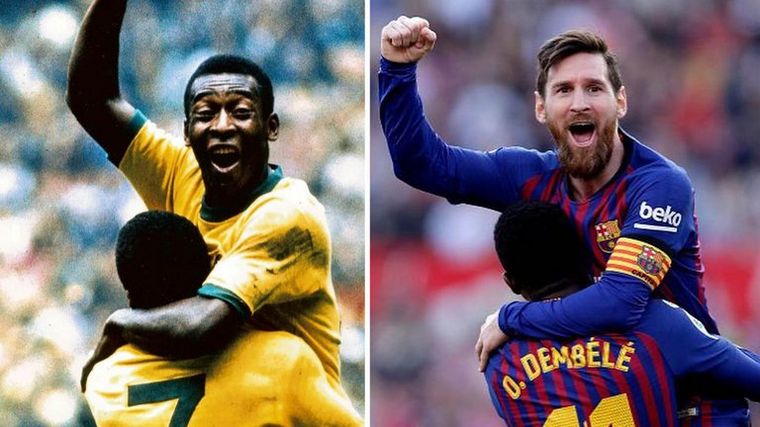 Messi marcó el gol número 643 con el Barsa e igualó el récord de Pelé.
