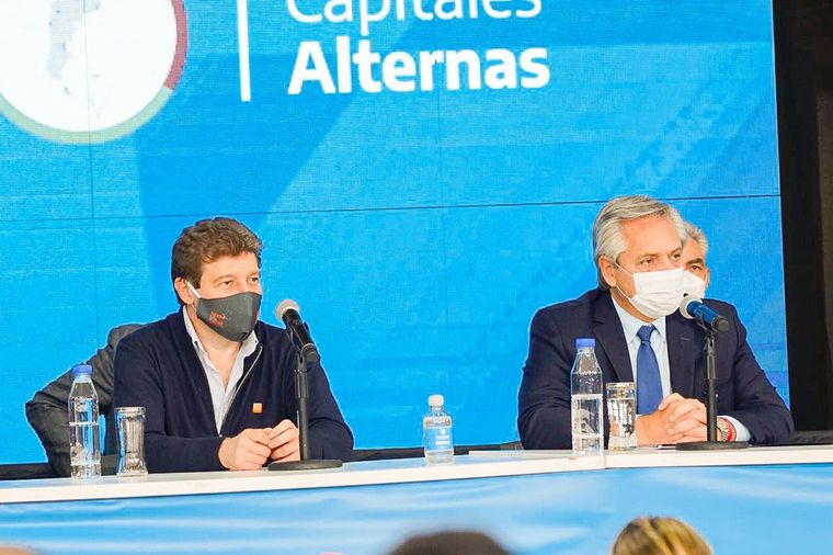 Alberto Fernández encabezó un acto en Tierra del Fuego