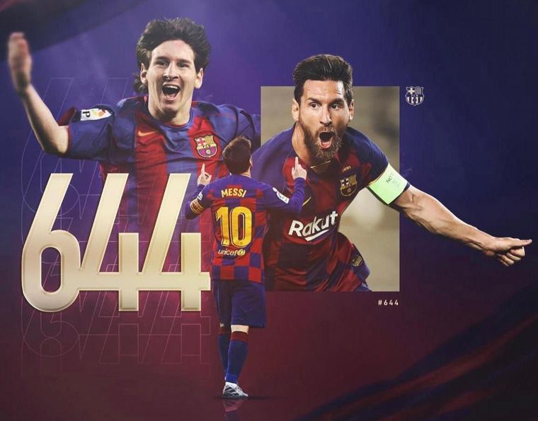 Lionel Messi superó el récord de Pelé.