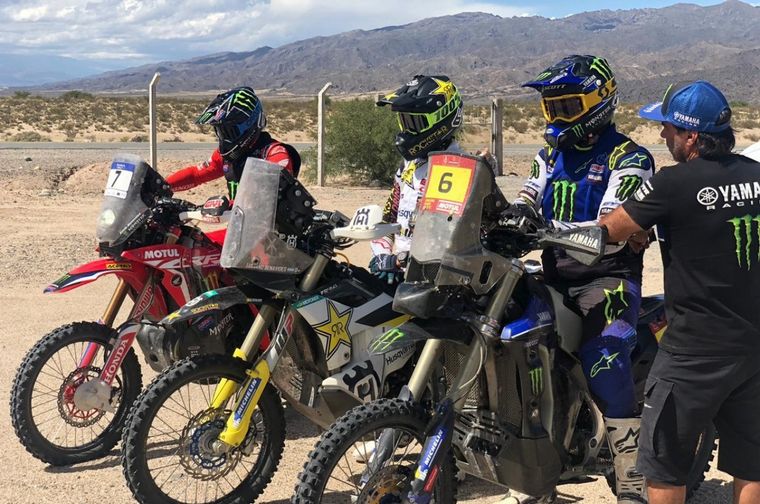 Los tres pilotos argentinos se reunieron en Catamarca para preparar el Dakar 2021