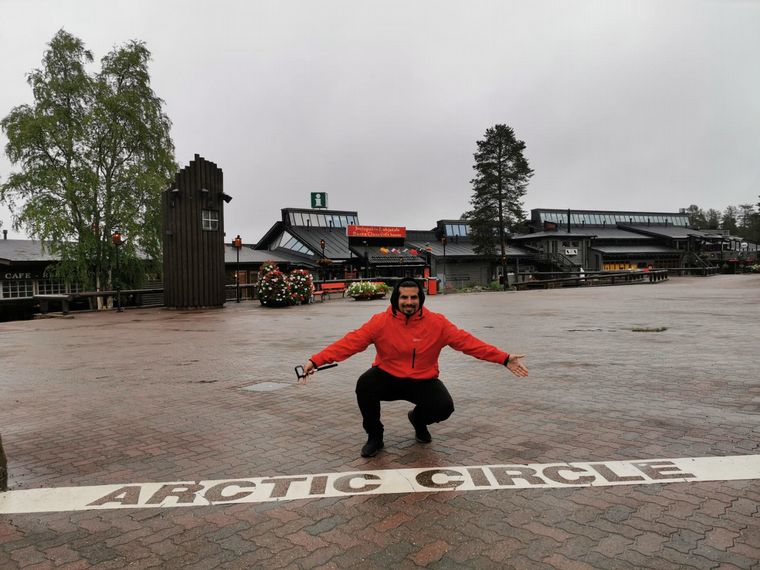 Nahuel Ríos estuvo en Rovaniemi