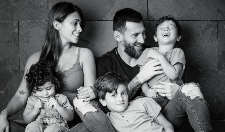 FOTO: Antonela y Messi tienen tres hijos juntos: Thiago, Mateo y Ciro.
