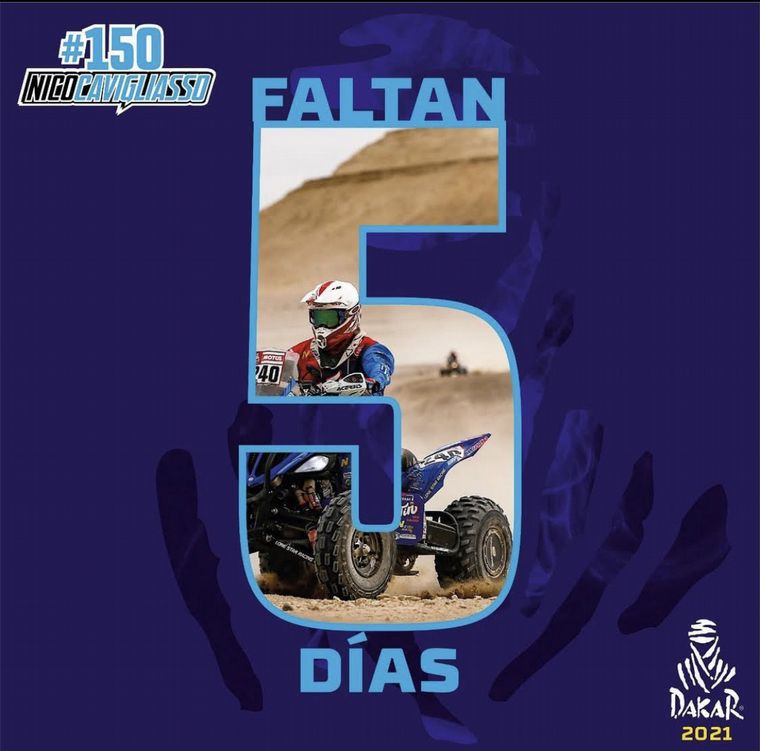 Cuenta regresiva para el cordobés en la Dakar 2021.