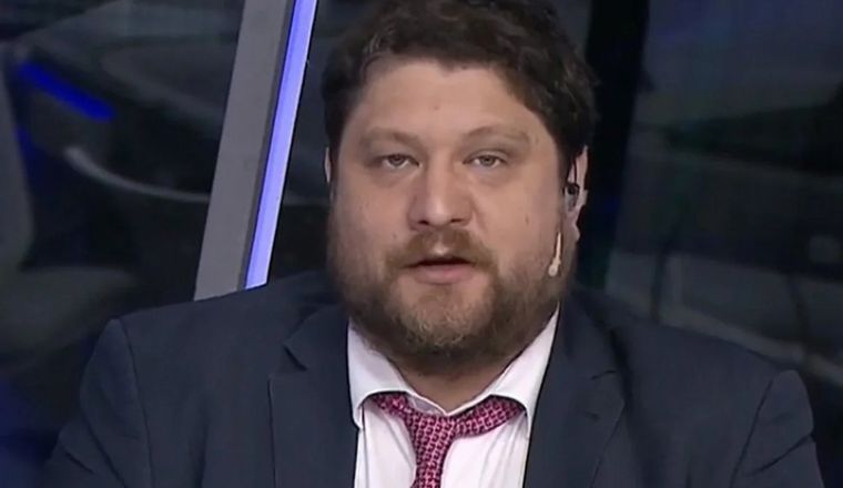 Nicolás Wiñazki vivió un tenso momento durante un móvil