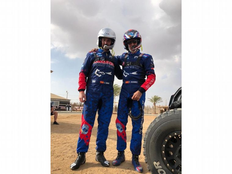 Fernando y su navegante, hoy en Jeddah, quedaron conformes con la máquina