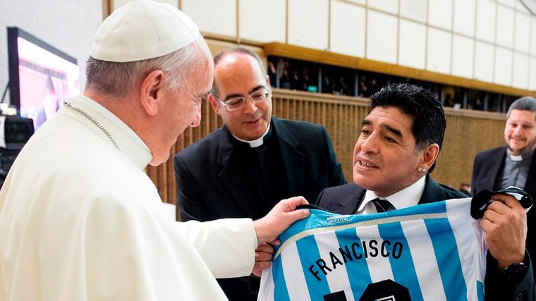 Francisco se refirió a Maradona.