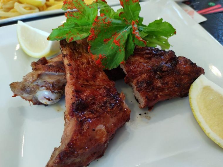 Degustación de Cabrito en La Falda. 