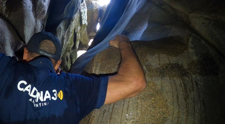 Juan Pablo Viola en el Río Subterráneo.