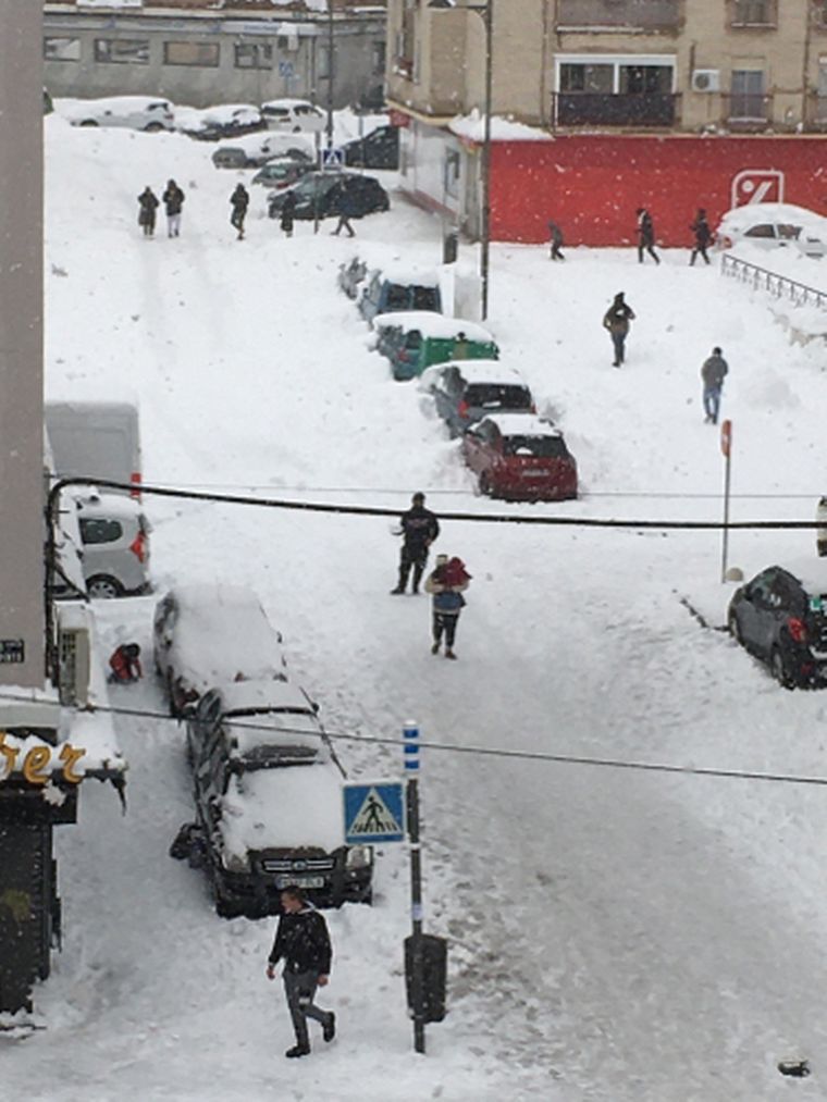 Temporal de nieve en España (Foto Oscar Ferrando)