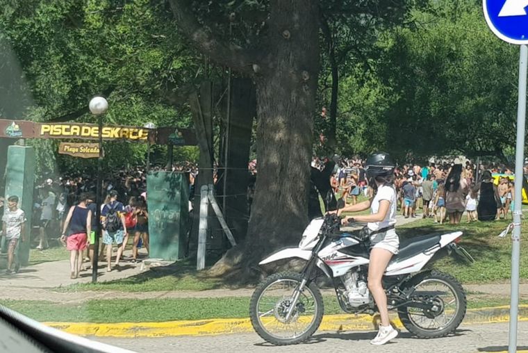 Descontrol en Santa Rosa de Calamuchita.