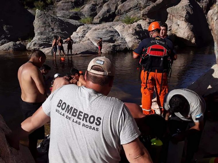Un joven se ahogó en un río de Mina Clavero.