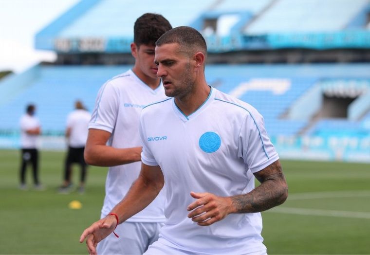 Pablo Vegetti abrió el marcador para Belgrano ante Alvarado (Foto: Belgrano)