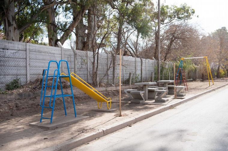 Inauguraron obras de infraestructura en barrio Villa La Tela