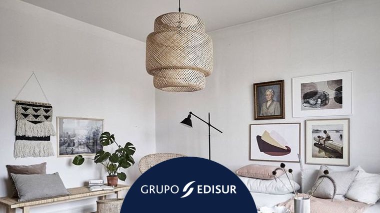 Las luminarias ayudan a completar la composición del ambiente.