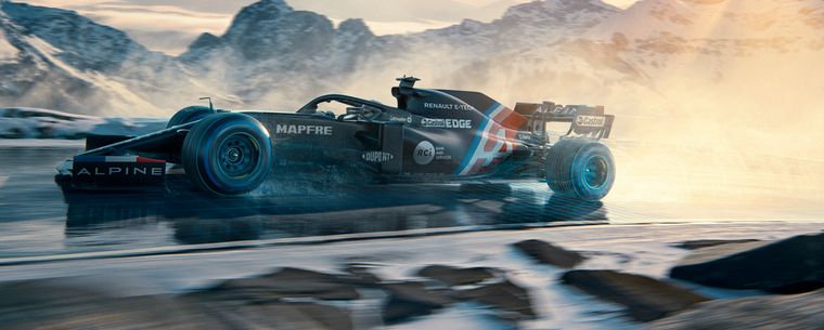 El nuevo "Alpine", tributo al Renault F1 de 1975.