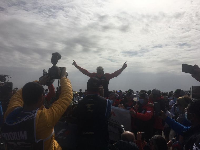 AUDIO: Histórico: Kevin Benavides ganó el Rally Dakar en Motos