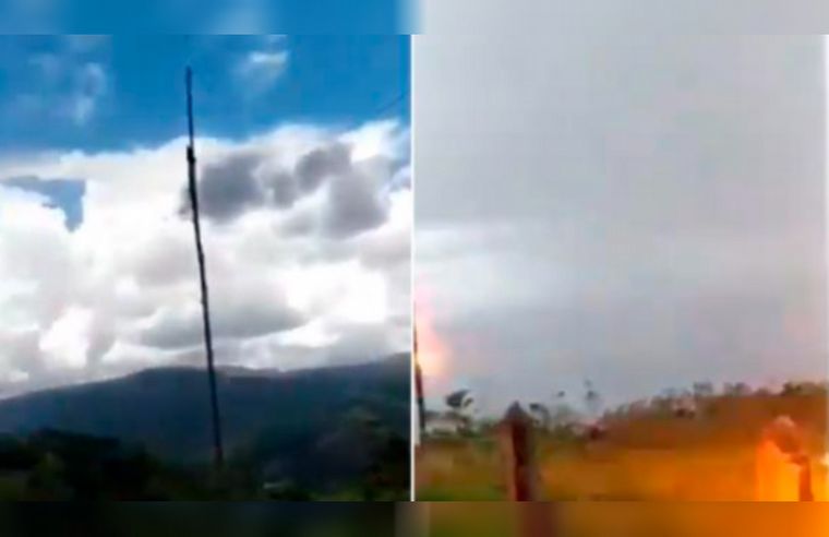 Sobrevivió a un rayo que cayó a centímetros de su cuerpo