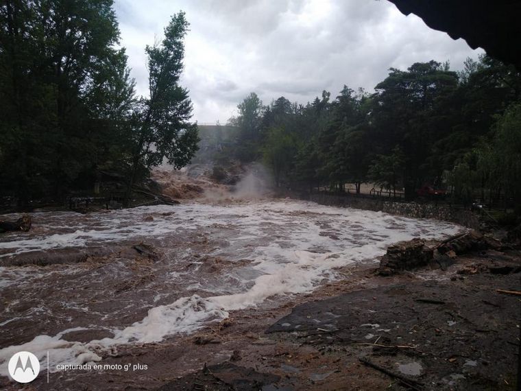 FOTO: Feroz temporal en el Valle de Punilla