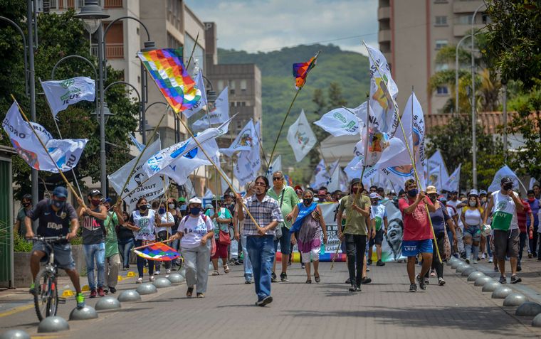 Movilización en Jujuy y Buenos Aires para pedir por la libertad de Milagro Sala.
